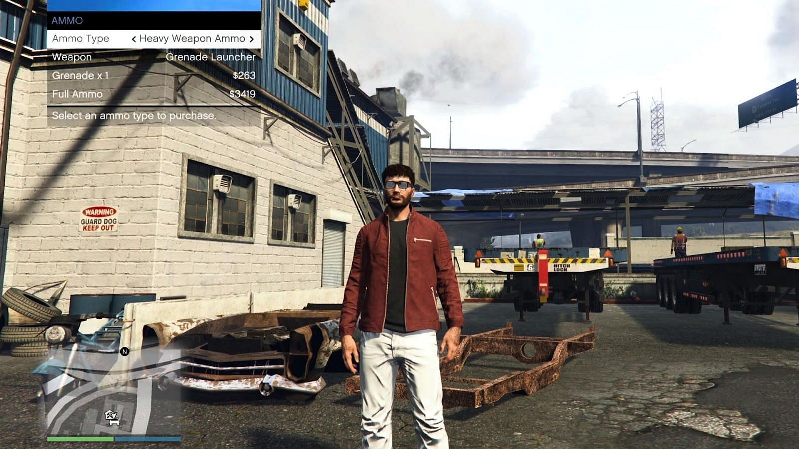 How to buy ammo in GTA 5 Online: Use the Interaction Menu (Image via Rockstar Games)